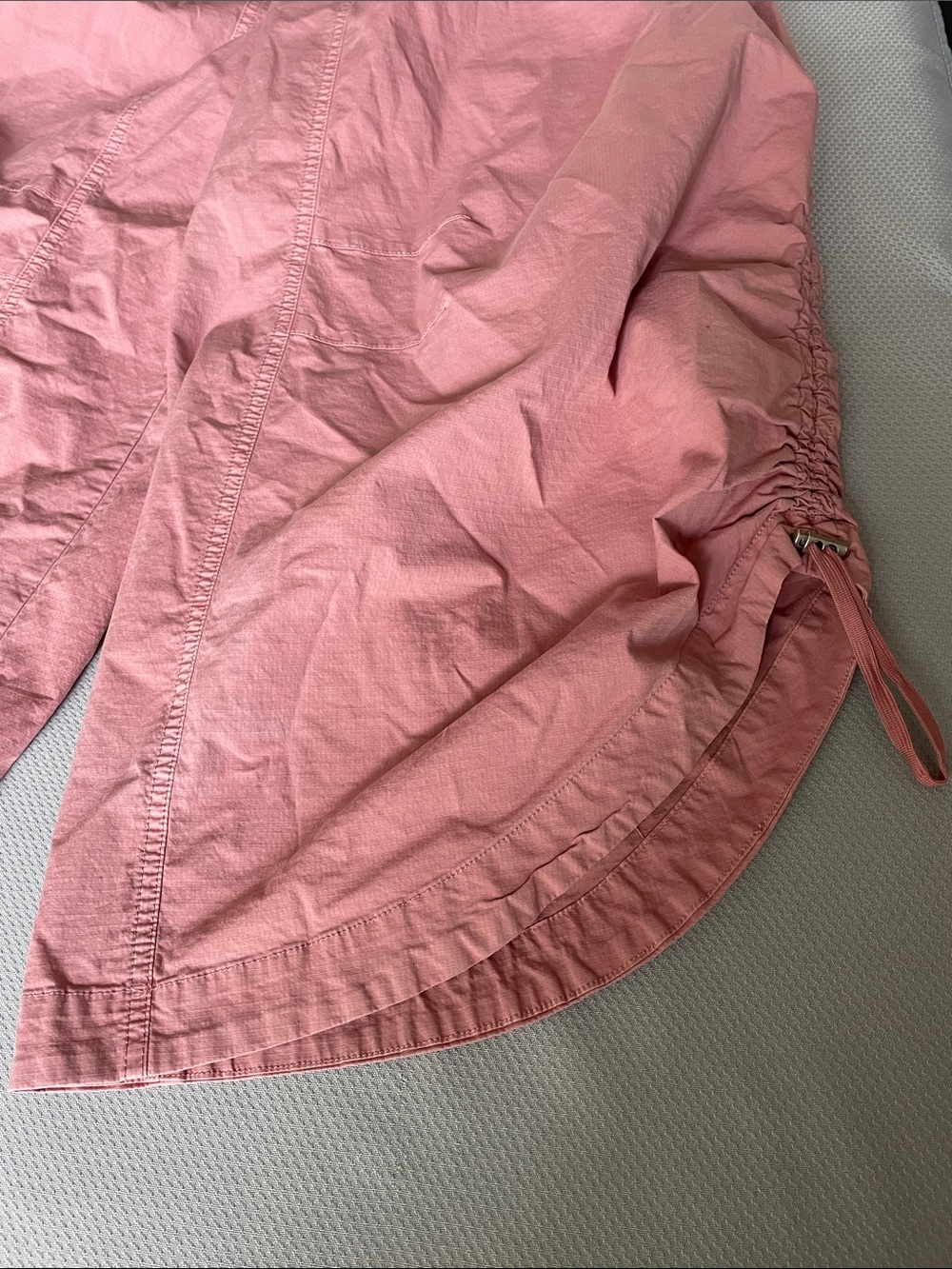 Anthropologie Dusty Rose Smocked Waist Wide Leg Parachute Pants Size Small - Picture 9 of 11
